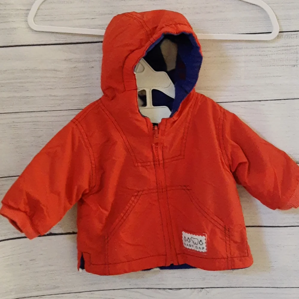 Baby Gap Jacket 3-12 mos Polar Bears & Penguins VTG 90s